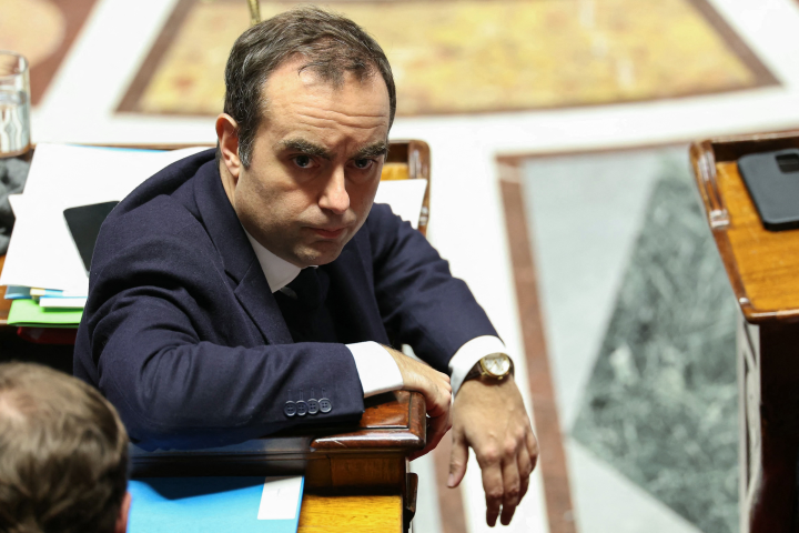 Le Premier ministre, Sébastien Lecornu (Photo by Thomas SAMSON / AFP)
