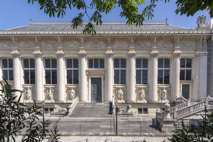 Cour d'appel de Paris (Photo by Antoine Boureau / Hans Lucas / Hans Lucas via AFP)