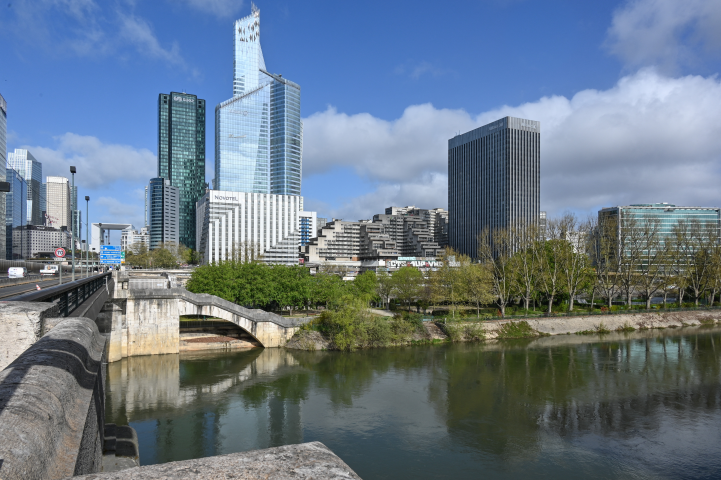 La Défense (Photo by Eric Beracassat / Hans Lucas / Hans Lucas via AFP)