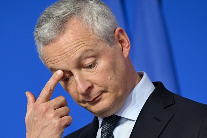 Bruno Le Maire, ministre de l'Economie, des Finances et de la Souveraineté industrielle et numérique - Bertrand GUAY / AFP

