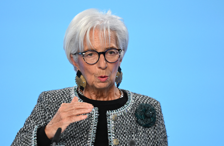 Christine Lagarde, présidente de la Banque centrale européenne - ARNE DEDERT / DPA / dpa Picture-Alliance via AFP