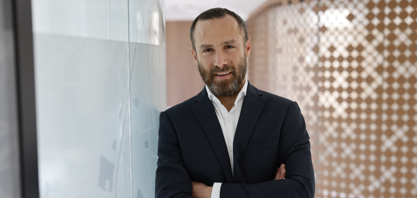 Alexandre Margoline, le patron du bureau parisien de Permira - Photo by Ludovic MARIN / AFP