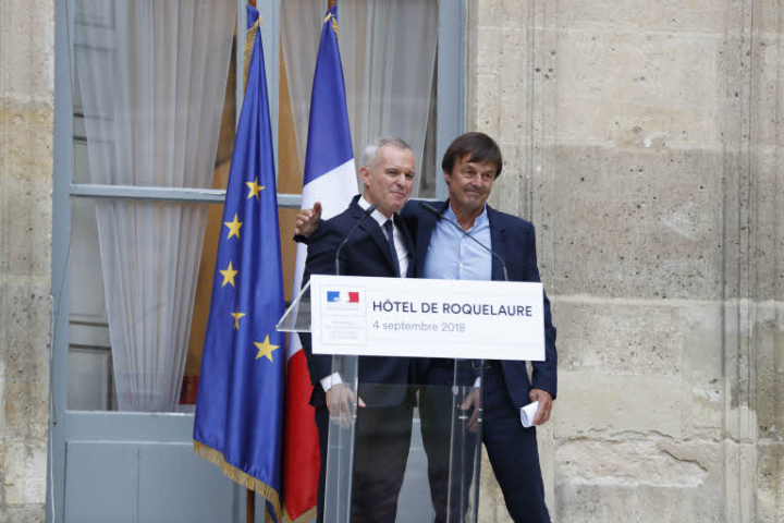 François de rugy / Nicolas Hulot / écologie / vert