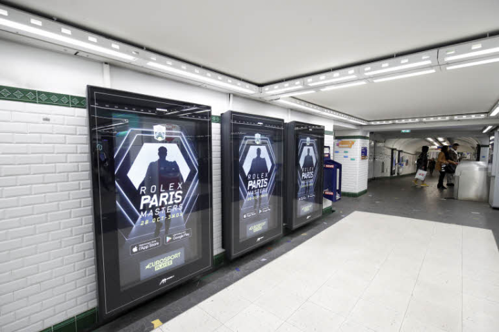 Publicité métro