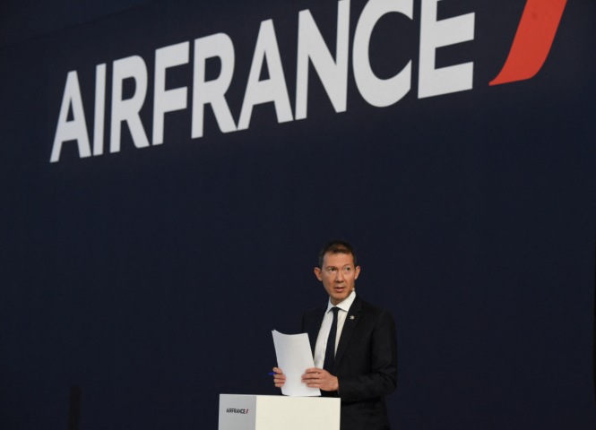 Présentation des résultats d’Air France-KLM - Eric PIERMONT / AFP