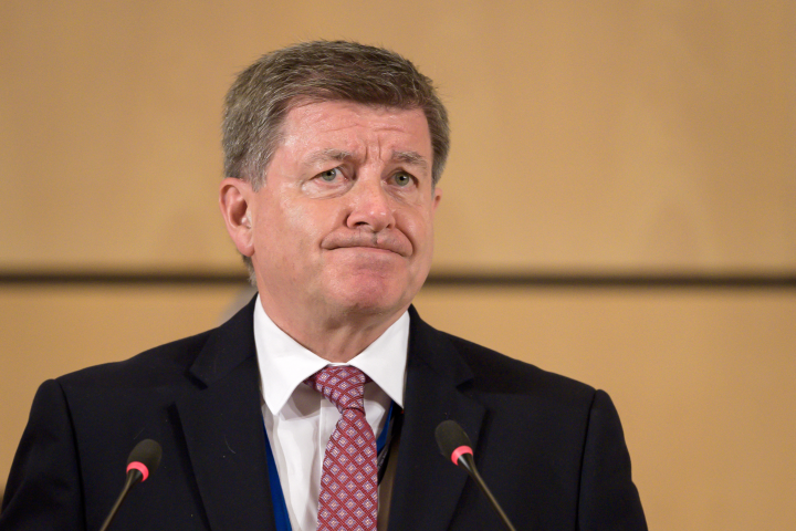 Guy Ryder, directeur général de l'Organisation internationale du travail - Fabrice COFFRINI / AFP
